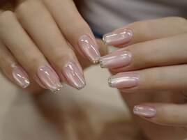 極上の艶感マグネット　秋ネイル