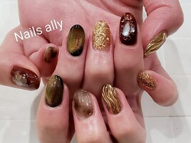 ニュアンス×マグネットネイル