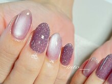 ネイルサロン イントゥ(into_)/プランパーマグネット　パープル