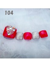 はあとねいる 大和店/フットネイル：No.104