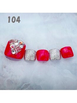 はあとねいる 大和店/フットネイル：No.104