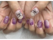 ネイルアンドアイラッシュスタジオ シュシュ(chouchou)/手書きアート・ニュアンス