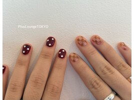 75分★ちぐはぐドット×チェック