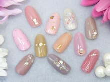 ラルゴ(LARGO)/オフィスにＯＫなシンプルネイル