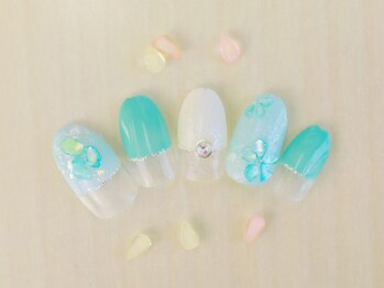 ネイルサロン ハース(Hearth)/華やかなジェルネイル☆