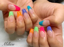 ミリュウ(Milieu)/カラフルフレンチスカルプ