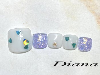 ディアナ ひたちなか高場店(DIANA)/定額ネイル　6600円　D‐019