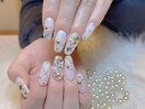 チップ持ち込みデザインネイル