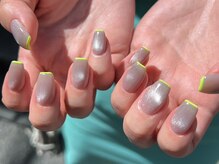 ファンクションネイルズ 表参道 原宿(FUNCTION NAILS)/マグネット/スキニーフレンチ