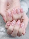バレンタインネイル