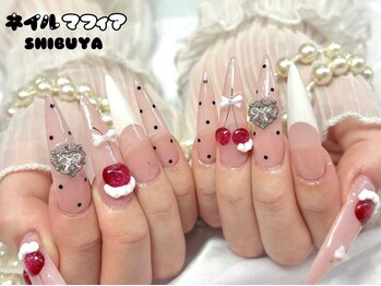 ネイルマフィア 渋谷(NAIL MAFIA)の写真/＜自然かつ美しいフォルム＞深爪・折れてしまった爪・短いお爪も綺麗に長さだし♪モチの良さも◎
