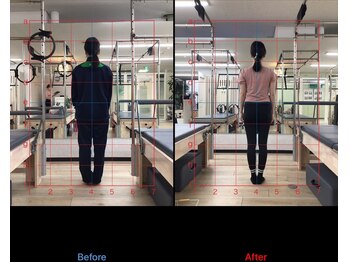 ラ ピラティス 銀座店(La pilates)/当店のビフォーアフターご紹介！
