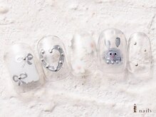 アイネイルズ 横浜WEST店(I-nails)/リボンハートフラワー9480円