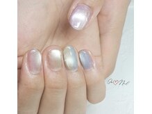 キュアネイル(Qa Nail)/レインボーマグネットネイル☆