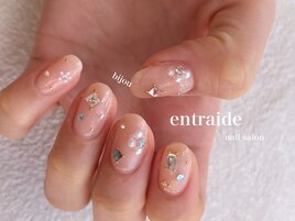 キラキラbijouネイル