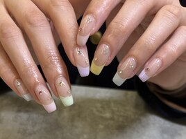 パステルカラーフレンチ