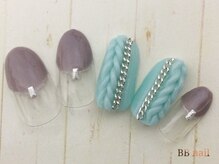 ビービーネイル 所沢店(BB)/クレイジェル×ニットネイル