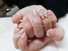 ネイルコテージ 新宿南口店(Nail cottage)/ガラスネイルショート