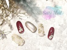 セッテネイル(Sette Nail)/上品フラワーネイル[自由が丘］