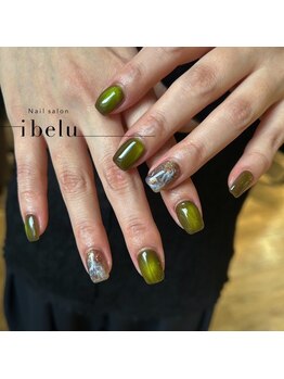 マグネット×ニュアンスネイル