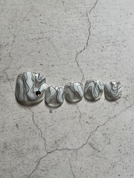 ステイシーネイル(stay she Nail)/【6月~ 9月】《FOOT》定額3