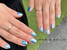 マリーネイルズ 青山店(MARIE NAILS)/☆ミラーネイル 9350円 0717a