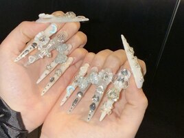 長さ出しロングジェルチップ