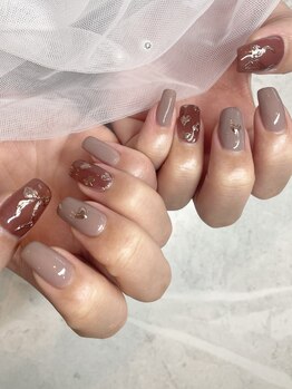 手書きリボンネイル