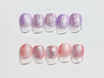 塗りかけデザイン ¥3900