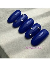 ユウネイル(YOU由NAIL)/主役級ロイヤルブルー星スタッズ