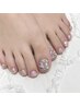 【FOOT】持ち込みデザインネイル60分 ￥9,000