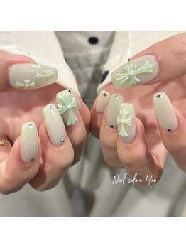 ネイルサロン結の写真/カラー変更も可能♪思わず見惚れてしまう美しいフォルムの指先に☆毎日が楽しくなること間違いなし!