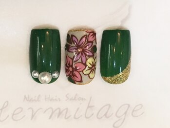 ネイルケアサロンエルミタージュ/秋フラワー