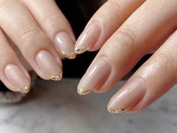 細ラメフレンチ