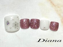 ディアナ ひたちなか高場店(DIANA)/定額ネイル　6600円　D‐020