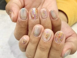 カラフルニュアンスNail