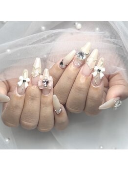 レディスペネイル ノマエ 名駅店(Redispe nail nomae)/リボンネイル