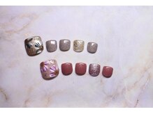 ブリオン 六本松店(Bullion)/グラデーションフラワー　フット