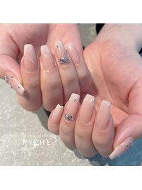 ちゅるんベイビーブーマーネイル