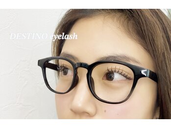 デスティーノ アイラッシュ(DESTINO eyelash)/【フラットラッシュ140本】束感