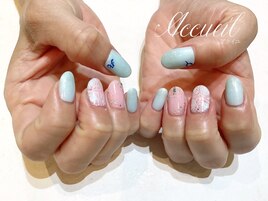 パステルカラーネイル