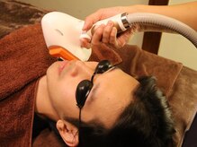 脱毛サロン 魔法のランプ/脱毛施術風景♪【男性脱毛】