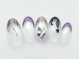 ハロウィン　ネコ　フレンチ