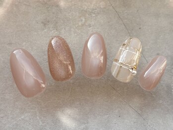 シエルネイルスタジオ 新宮店(Ciel nail studio)/【定額★上品シンプル】No.1