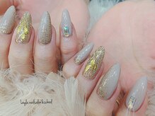 レイラ ネイルサロンアンドスクール(Leyla nailsalon&school)/nn8ラメでアクセントに☆