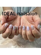 イデア(IDEAL)/ワンポイントストーンネイル