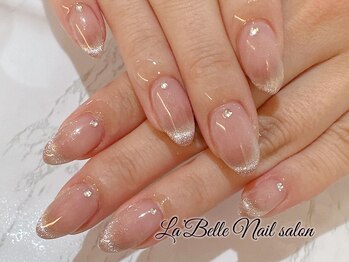 ラベル(La'Belle)の写真/【人気のマグネット&フラッシュネイル(ドライケア込)】つや感&強度&モチも良い★是非お越しください！
