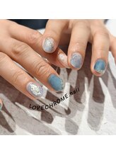 ラブクロム(LOVE CHROME)/冬のマットブルーー