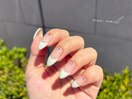 フレンチ×グラデーションnail