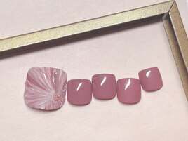 シフォンフットネイル